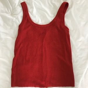Bershka Ribbed Tank Top